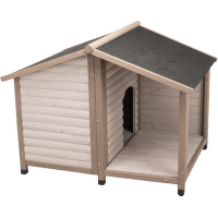Bouda Trixie Natura Lodge šedá M–L 130cm
