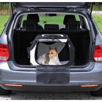 Transportēšanas bokss dzīvniekiem – Trixie, Vario Mobile Kennel, S, 61 x 43 x 46 cm, black/grey