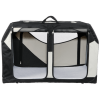 Transportēšanas bokss dzīvniekiem – Trixie, Vario Double Mobile Kennel, S, 91 x 60 x 61 cm, black/grey