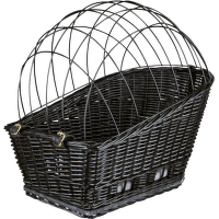 Velosipēda grozs dzīvnieku transportēšanai – TRIXIE Bicycle Basket, Black, 35 x 49 x 55 cm