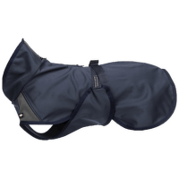 Trixie Aston kabát softshell L 62 cm, tmavomodrý/sivý