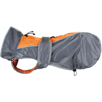 Trixie pršiplášť Solid XS 25 cm šedá/oranžová