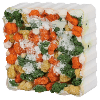 Minerālakmens grauzējiem - TRIXIE Gnawing Stone with Vegetable Croquettes and Seaweed​, 80 g