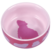 Keramikas bļoda grauzējiem – Trixie, Ceramic bowl with motif, guinea pigs, 250 ml