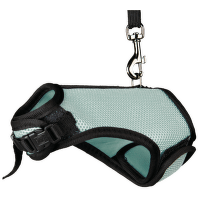 Krūšu siksna grauzējiem – Trixie Soft Harness with Leash 18–25 cm, 1,2 m