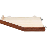 Plauktiņš grauzēju būrim – Trixie Natural Living shelter and platform, 28 x 28 cm