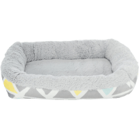 Guļvieta grauzējiem – Trixie, Bunny cuddly bed, plush, 30 x 6 x 22 cm, multi coloured and grey
