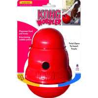 Rotaļlieta suņiem – KONG Wobbler, S, Red