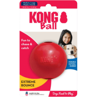 Игрушка для собак – KONG Ball, M/L, Red