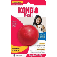 Игрушка для собак – KONG Ball, S, Red