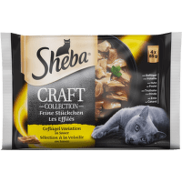 Konservi kaķiem - Sheba CRAFT Collection Poultry, 4 x 85 g