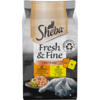 Консервы для кошек – Sheba Fresh and Fine Poultry, 6 x 50 г