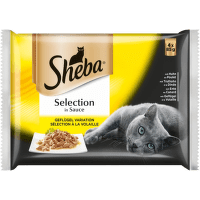 Konservi kaķiem – Sheba Duett 4-pack white meat, 340 g