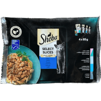 Консервы для кошек – Sheba Selection 4-pack fish variation, 340 г