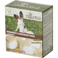 Natureca Bonbóny z ovčieho tuku s cesnakom mini 250 g 