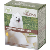 Natureca Bonbóny z ovčieho tuku  s lososom mini 250 g