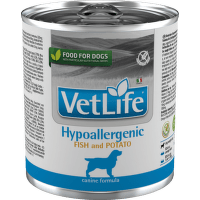 Vetlife Hypoallergenic dog konz.  ryba,zemiak 300 g