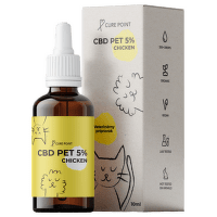 CurePoint CBD olej pre zvieratá kura 10 ml