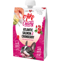 Mäsový krém pre psy Cobbys Pet Aiko Creamy Atlantic Salmon & Cranberry 100 g