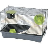 Būris grauzējiem – MPS2, HAMSTER 11 flat NATURE, 58 x 32 x 38 cm