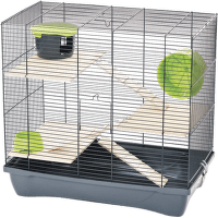 Būris kāmjiem – MPS2, HAMSTER 12 flat NATURE, 58 x 32 x 54 cm