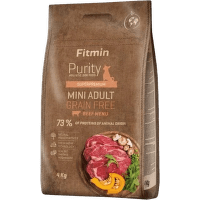 Krmivo Fitmin Purity Adult Mini Grain Free Beef 4 kg