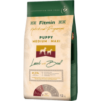 Krmivo Fitmin Puppy Medium Maxi Lamb with Beef 12 kg