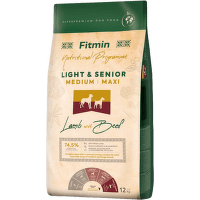 Krmivo Fitmin Medium Maxi Light & Senior Lamb with Beef 12 kg