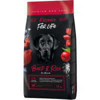Krmivo Fitmin For Life Adult Beef & Rice 12 kg
