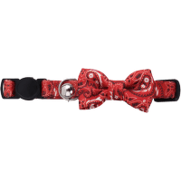 Kakla siksna kaķiem – Pawise Cat Collar Bowknot, Red