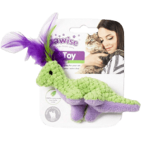 Rotaļlieta kaķiem – Pawise Meow Meow Life, Dinosaur