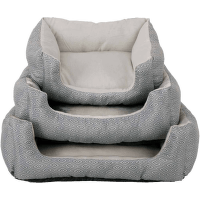 Guļvieta suņiem – Pawise Square Dog Bed, grey, M