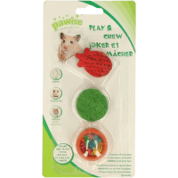 Rotaļlieta grauzējiem – Wood'n Loofah Pretty Toys nr.1