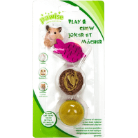 Игрушка для грызунов – Wood'n Loofah Pretty Toys nr.2