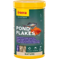 Barība dīķa zivīm – Sera Pond Flakes Nature, 1000 ml