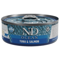 Konzerva N&D Cat Ocean tuniak a losos 70g