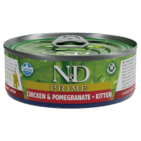 Konzerva N&D Cat Prime Chicken&Pomegranate Kitten 70g