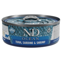 Konzerva N&D Cat Ocean Tuna, Sardine & Shrimp 70g