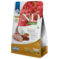 N & D GF Quinoa CAT Skin & Coat Quail & Coconut 300g