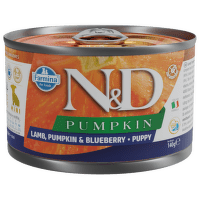 Konzerva N&D Pumpkin Puppy Lamb & Blueberry 140g