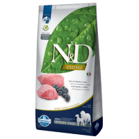 ND Dog Prime Adult  jahňa a čučoriedky 12 kg