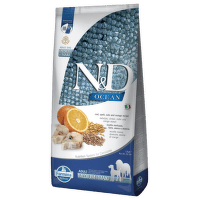 N&D Ocean Dog Adult Medium/Maxi Codfish&Oats&Orange 12kg