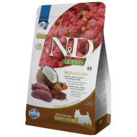 N & D GF Quinoa DOG Skin & Coat Venison & Coconut 2,5kg