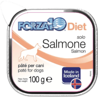Диетические консервы для собак – FORZA10, DIET LINE Solo Diet, Salmon, 100 г