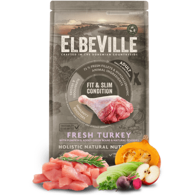 ELBEVILLE granuly Adult Mini Fresh Turkey Fit and Slim Condition 1,4kg