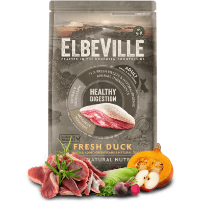 ELBEVILLE granuly Adult Mini Fresh Duck Healthy Digestion 1,4kg