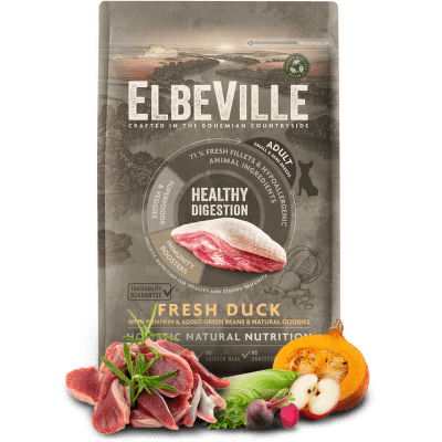 ELBEVILLE granuly Adult Mini Fresh Duck Healthy Digestion 4kg
