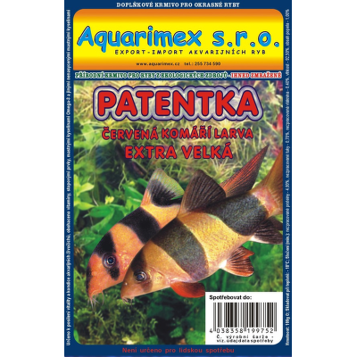 Červená komáří larva (Patentka) XL 100g