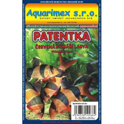 Aqua Červená komária larva (Patentka)mrazené 500 g