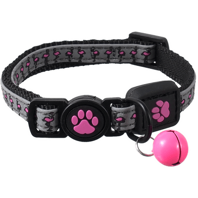 Obojok Active Cat Reflective XS ružový 1x19-31 cm